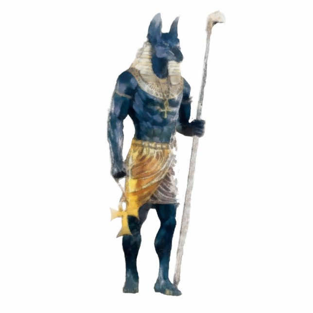 Anubis Egyptian God Cutout (Front)