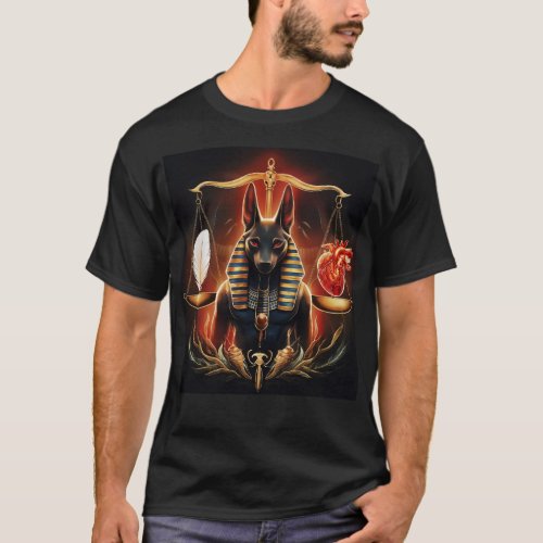 Anubis Egyptian God Of Death  T_Shirt