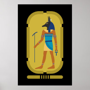 Anubis Egyptian God Of Mummification Poster