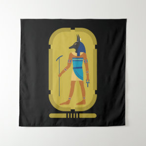 Anubis Egyptian God Of Mummification Tapestry