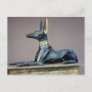 Anubis, Egyptian god of the dead from a chest Postcard