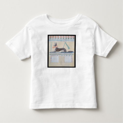 Anubis Egyptian god of the dead Toddler T_shirt