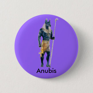 Anubis Egyptian God Pinback Button