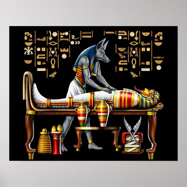 Anubis Egyptian God Poster (Front)