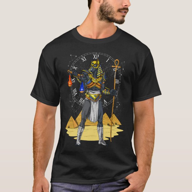 Anubis Egyptian God T-Shirt (Front)