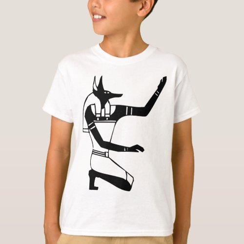 Anubis Egyptian hieroglyph T_Shirt
