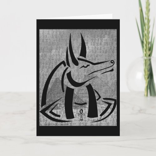 Anubis Greeting Card