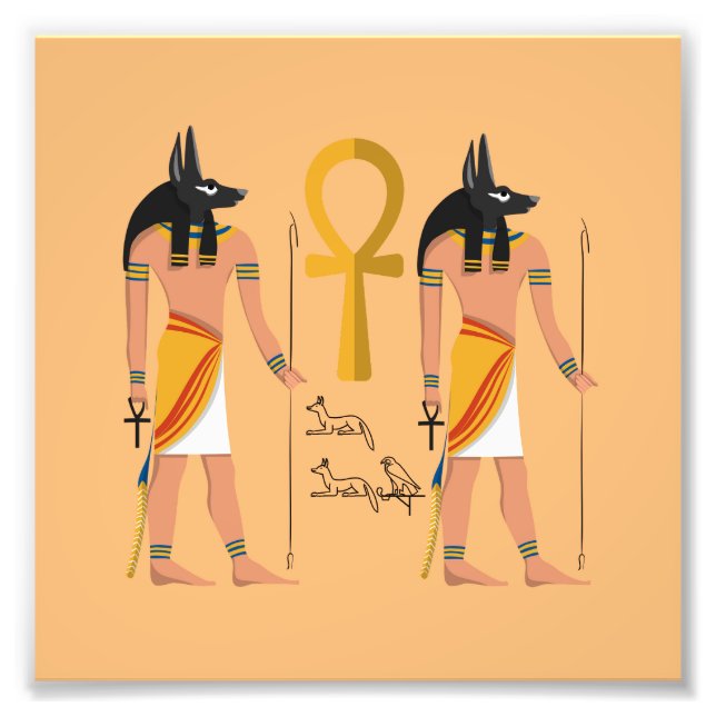 Anubis guardian of death photo print (Front)