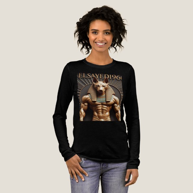Anubis: Guardian of the Underworld Tri-Blend Shirt (Full Front)