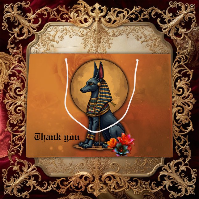 Anubis in the moonlight,  large gift bag (Creator Uploaded)