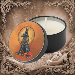 Anubis in the moonlight, mini candle favors