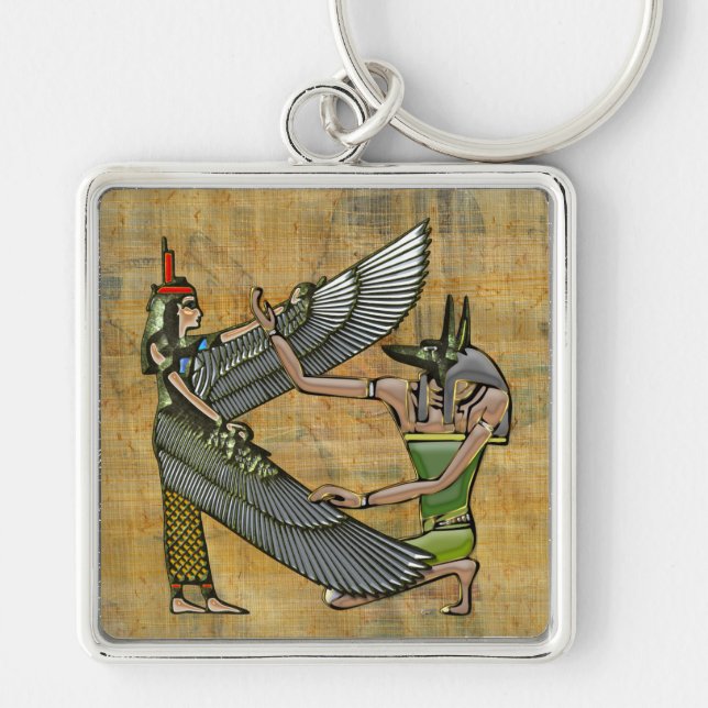 Anubis & Nut Keychain (Front)