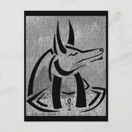 Anubis Postcard