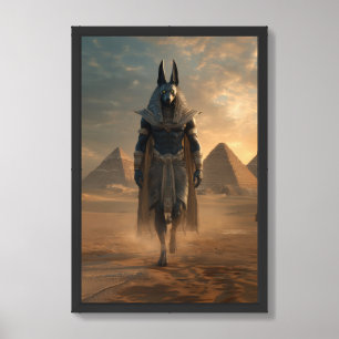 Anubis Poster – Egyptian Mythology Wall Art