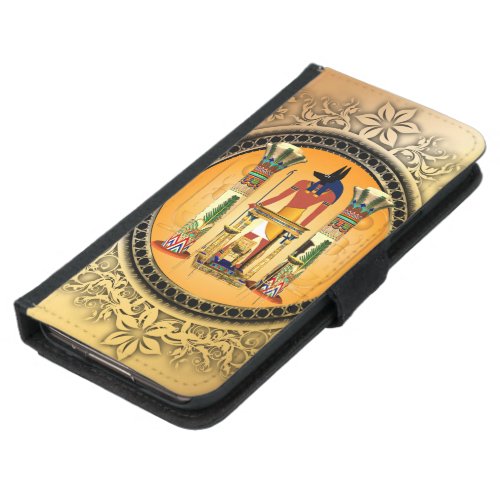 Anubis the egyptian god samsung galaxy s5 wallet case