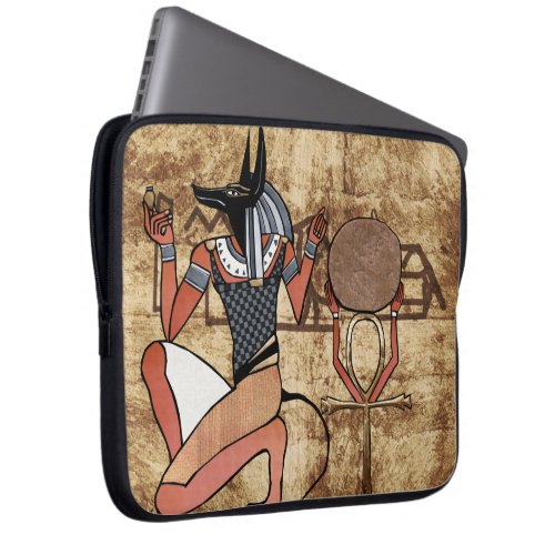 Anubis The Guardian Egyptian Laptop Sleeve