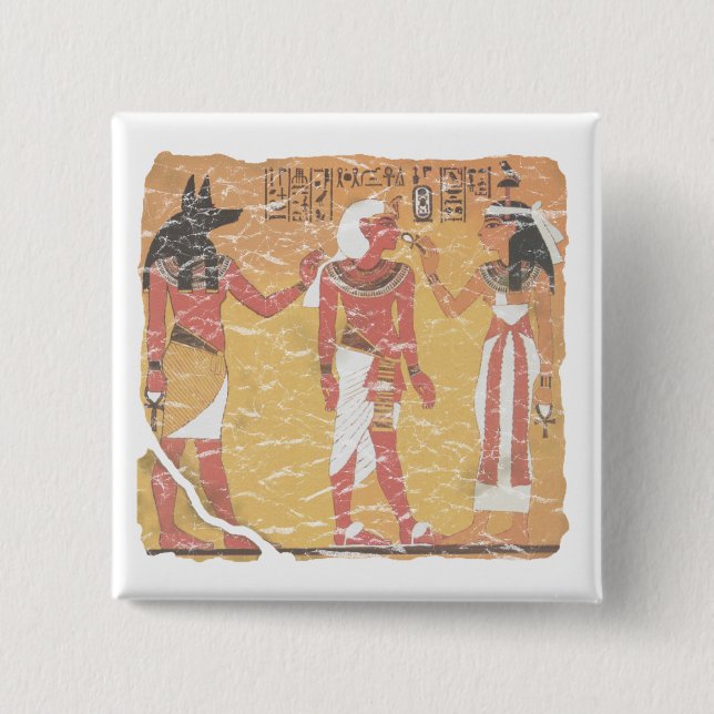 Anubis, Tut, Osiris Button (Front)