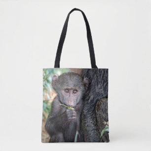 Anubus Baboon   Lake Manyara Nat. Park Tanzania Tote Bag