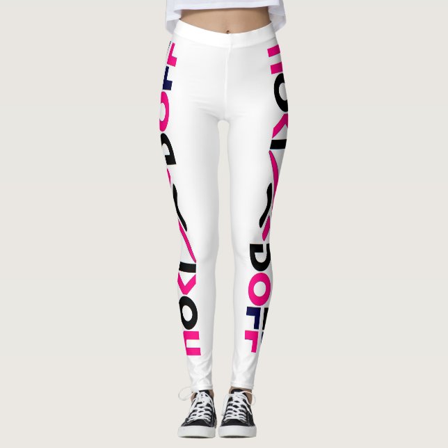 "ANUMII'S" KNOCK IT OFF LEGGINGS (Front)