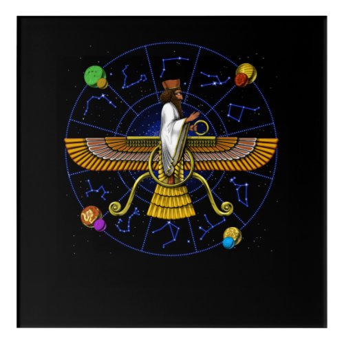 Anunnaki Alien God Acrylic Print