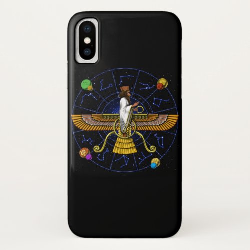 Anunnaki Alien God iPhone X Case