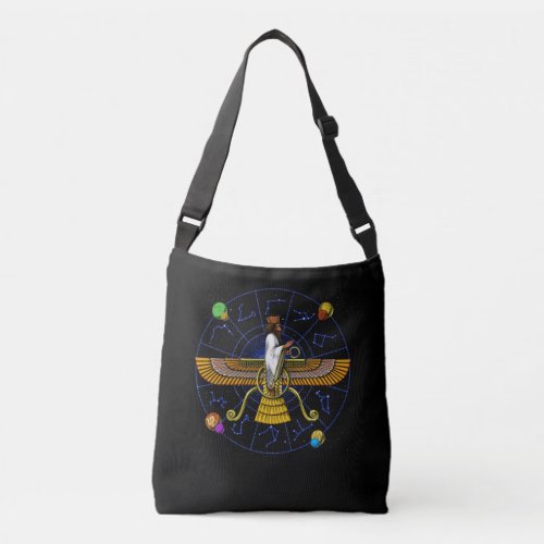 Anunnaki Alien God Crossbody Bag