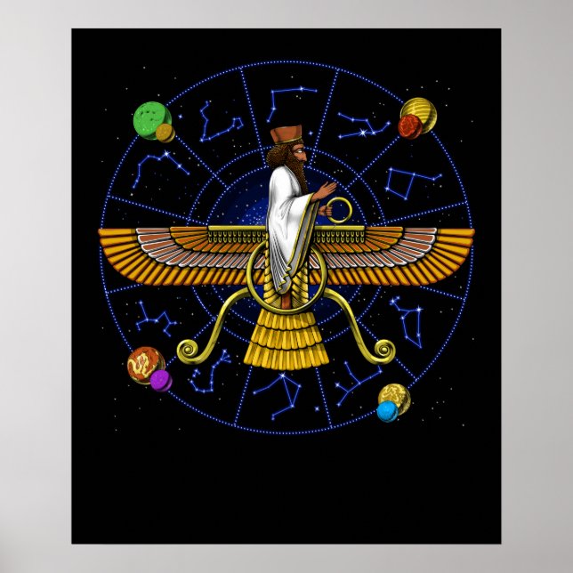Anunnaki Alien God Poster (Front)