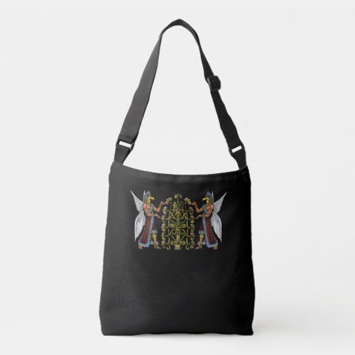 Anunnaki Aliens Ancient Sumerian Gods Crossbody Bag