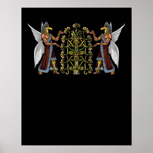 Anunnaki Aliens Ancient Sumerian Gods Poster