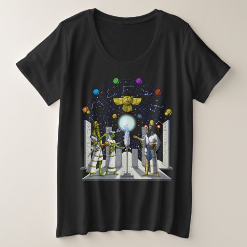 Anunnaki Aliens Plus Size T_Shirt