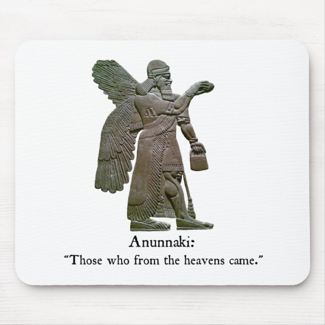 Anunnaki Ancient Aliens Mouse Pad (Front)