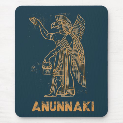 Anunnaki Ancient Astronaut Sumerian Alien Theorist Mouse Pad