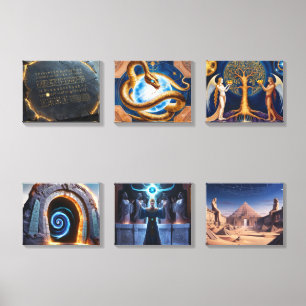 Anunnaki Code of Creation – Secrets of the Gods Canvas Photo Tile