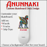 Anunnaki Custom Skateboard Deck<br><div class="desc">Anunnaki Custom Skateboard Deck The Anunnaki Gods are returning to earth. Prepare for their return with this professional Anunnaki skateboard deck. Customize your skateboard deck size when making your purchase. Image Design: Anunnaki God Not Included: Wheels,  Trucks,  Riser Pads,  Hardware,  Grip Tape.</div>