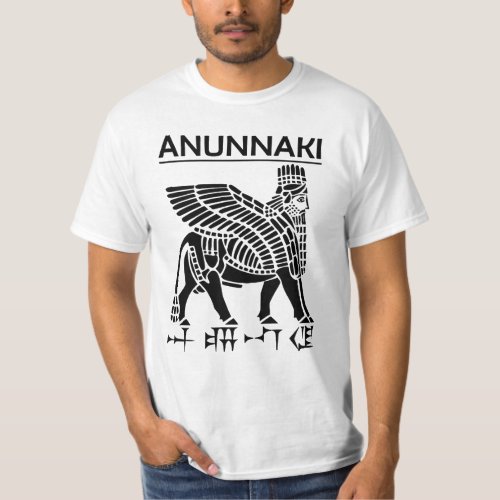 anunnaki draw black T_Shirt