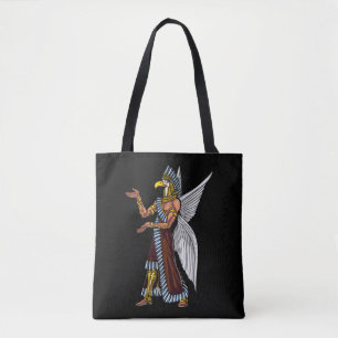 Anunnaki God Alien Conspiracy Sumerian Reptilians Tote Bag
