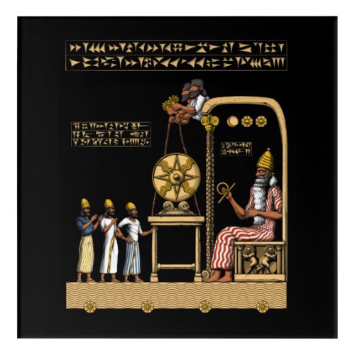 Anunnaki Gods Acrylic Print