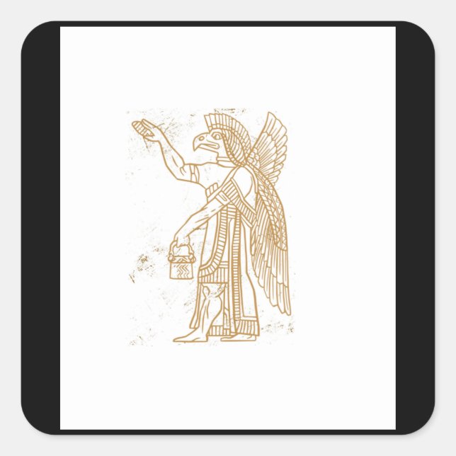Anunnaki Square Sticker (Front)