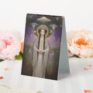 Anunnaki Star Goddess Ishtar High Frequency Art Table Tent
