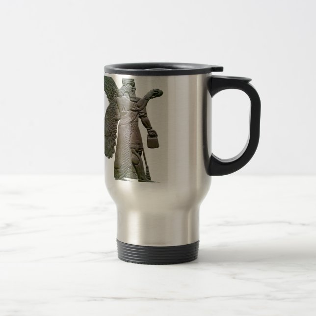 Anunnuki Ancient Sumerian Alien Extraterrestrial Travel Mug (Right)