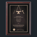 Anvil Award Plaque<br><div class="desc">Anvil Award Plaque for blacksmith,  metal worker or for any other purposes.The Anvil Award Plaque is fully customizable. Designed by Norman Reutter</div>