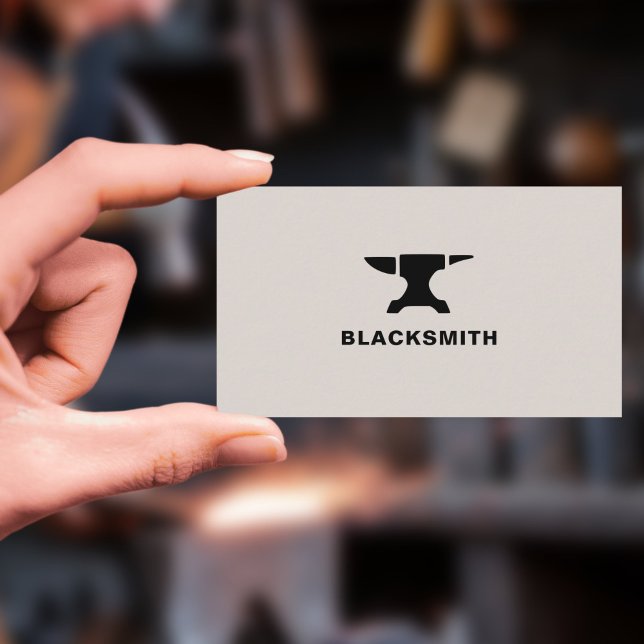 Anvil & Blacksmith Business Card (Anvil & Blacksmith Business Card)