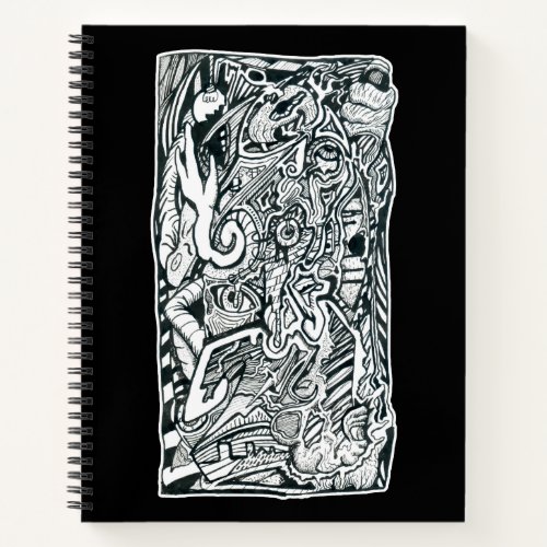 Anxiety Attack by Brian Benson Notebook