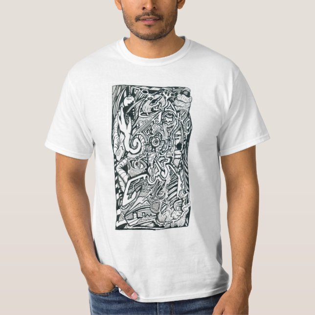Anxiety Attack by Brian Benson T-Shirt (Front)