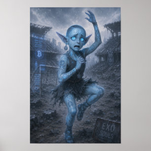 Anxiety / Ballerina / Ruined Stadium Poster