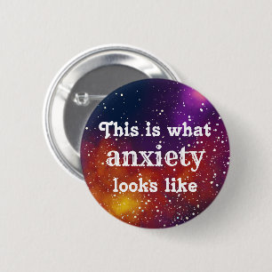 Anxiety Customizable Galaxy Identity Button