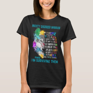 Anxiety Disorder Awareness Ribbon Support Gifts T-Shirt