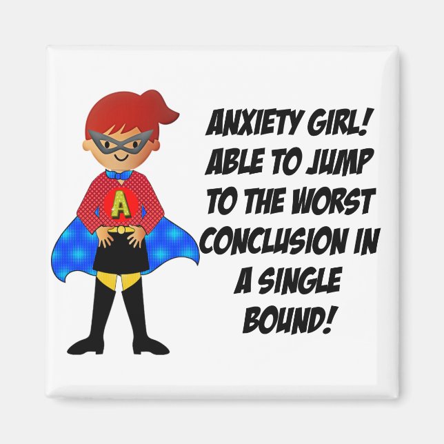 Anxiety Girl! Magnet (Front)
