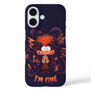 Anxiety "I'm Fine" iPhone 16 Case