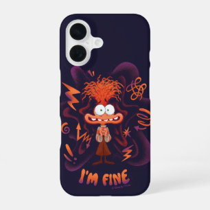 Anxiety "I'm Fine" iPhone 16 Case